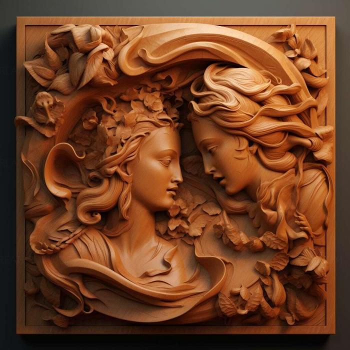 نموذج ثلاثي الأبعاد لآلة CNC 3D Art 